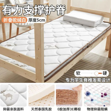 6-layer material filling Tatami Mat High grade Thicken 4/7cm Latex Mattress Twin King Queen Size coconut fiber cover cushion