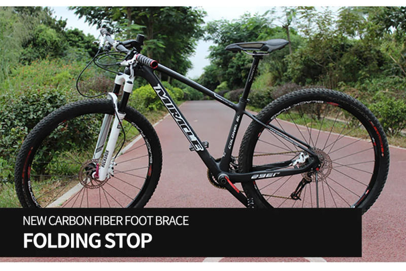 Description Picture 3 of itemUltralight Carbon Fiber MTB Road Bicycle Kickstand Parking Rack Mountain Bike Support Side Kick Stand Foot Brace Stainless steel