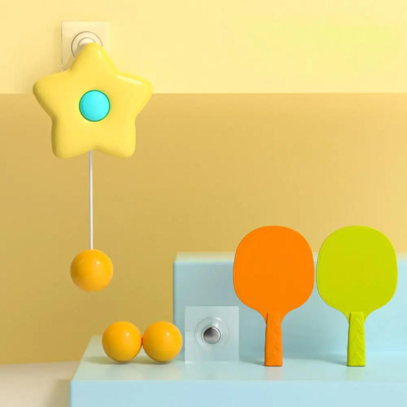 Description Picture 4 of itemHand-eye Coordination Parent-child Interaction Prevention of Myopia Ping Pong Rackets Hanging Table Tennis Trainer