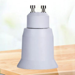 5Pcs GU10 to E27 Base Screw Light Lamp Bulb Holder Adapter Lamp Holder Adaptor for Household Bulb Lamp Switching