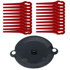 20pcs Lawn Mower Trimmer Blade For Grass Replacement Blade Cutting Disc Fits For PRTA 20Li A1311046 Garden Power Tools