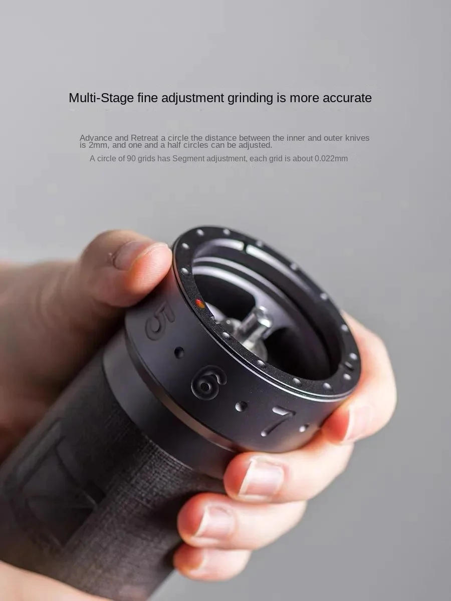 Description Picture 4 of item1Zpresso ZP6 Manual Coffee Grinder Hand-brewed Espresso Portable Coffee Mill Adustable 7core Burr 48mm Spice Grinde