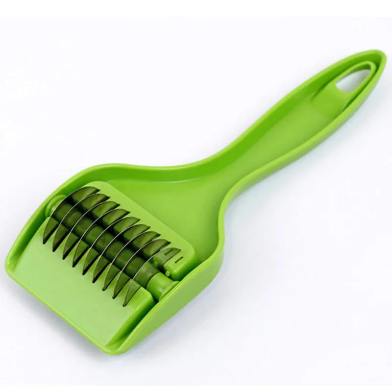 Description Picture 4 of item1pcs Creative Parsley Chopper Kitchen Cut Onion Garlic Cutter Wire Cutter Vegetable Cutter Cocina Kitchen Accessories Gadgets