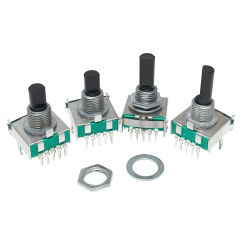 2pcs RS17 Band Rotary Switch 1 Pole 3 4 5 6 7 8 Position Small Household Appliance Conversion Gears Switch 10Pin 15/20MM Shaft