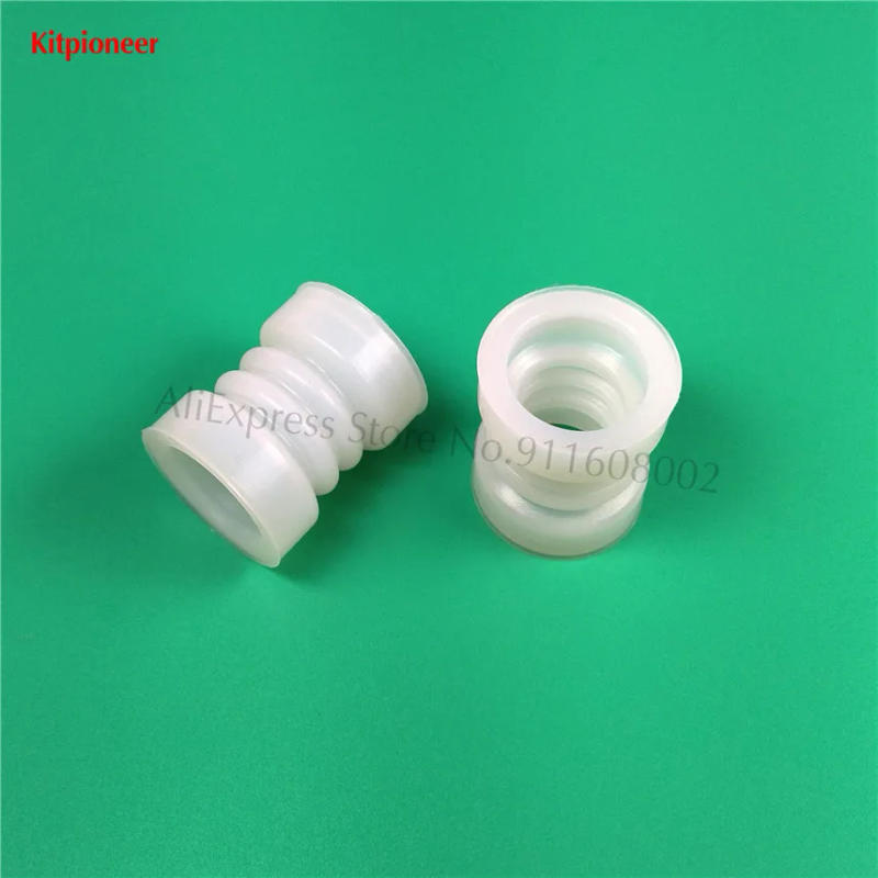 Description Picture 5 of itemA Pair Corrugated Silicone Seal Tubes Rugate Pipe Rings Accessories Of Ice Cream Makers BJ Soft Serve Machines Diameter 37mm