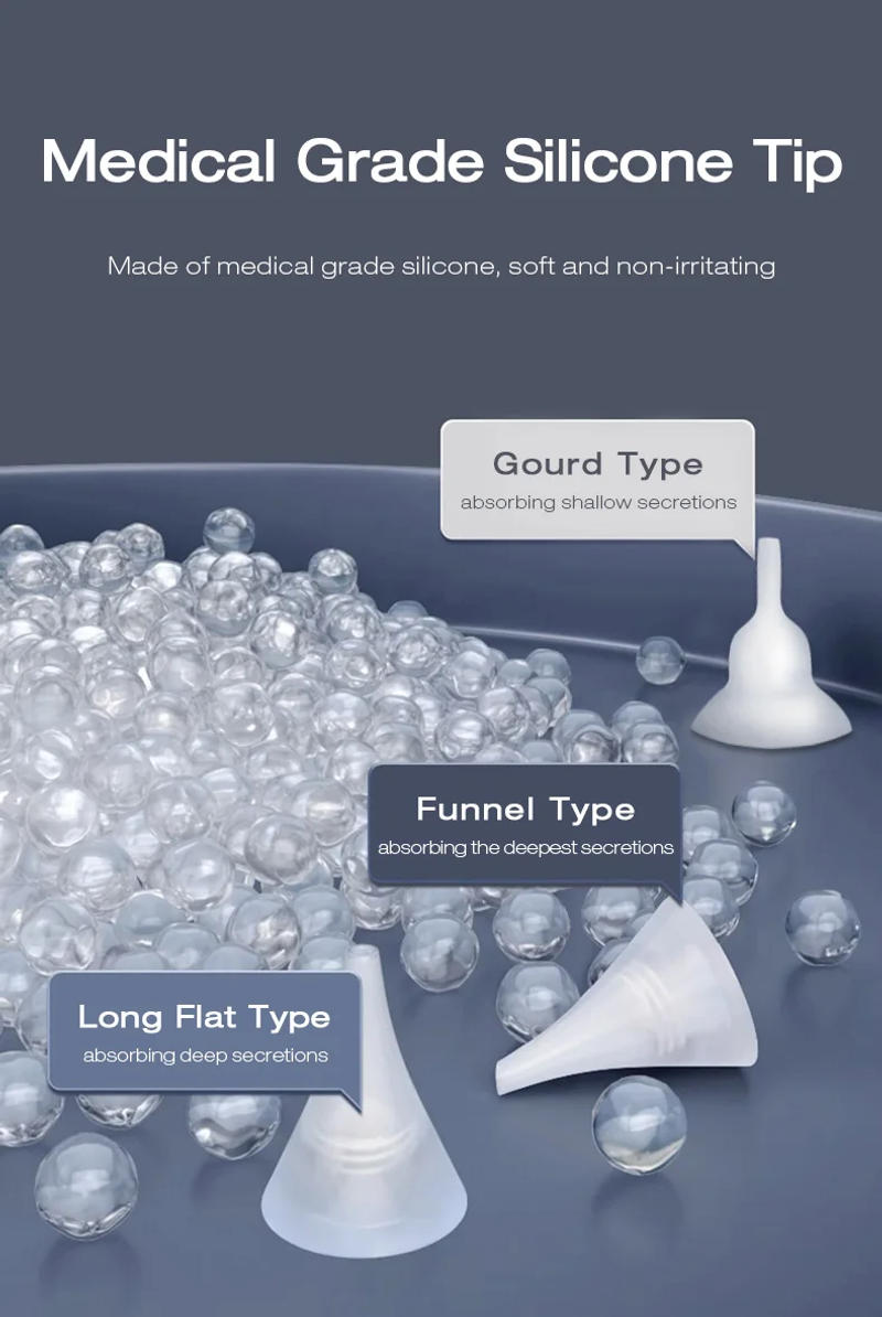 Description Picture 5 of itemDr.isla Electric Nasal Absorber Silent 3 Modes Baby Obstruction Rhinitis Cleaner Nasal Aspirator Food Grade Silicone Mouthpiece