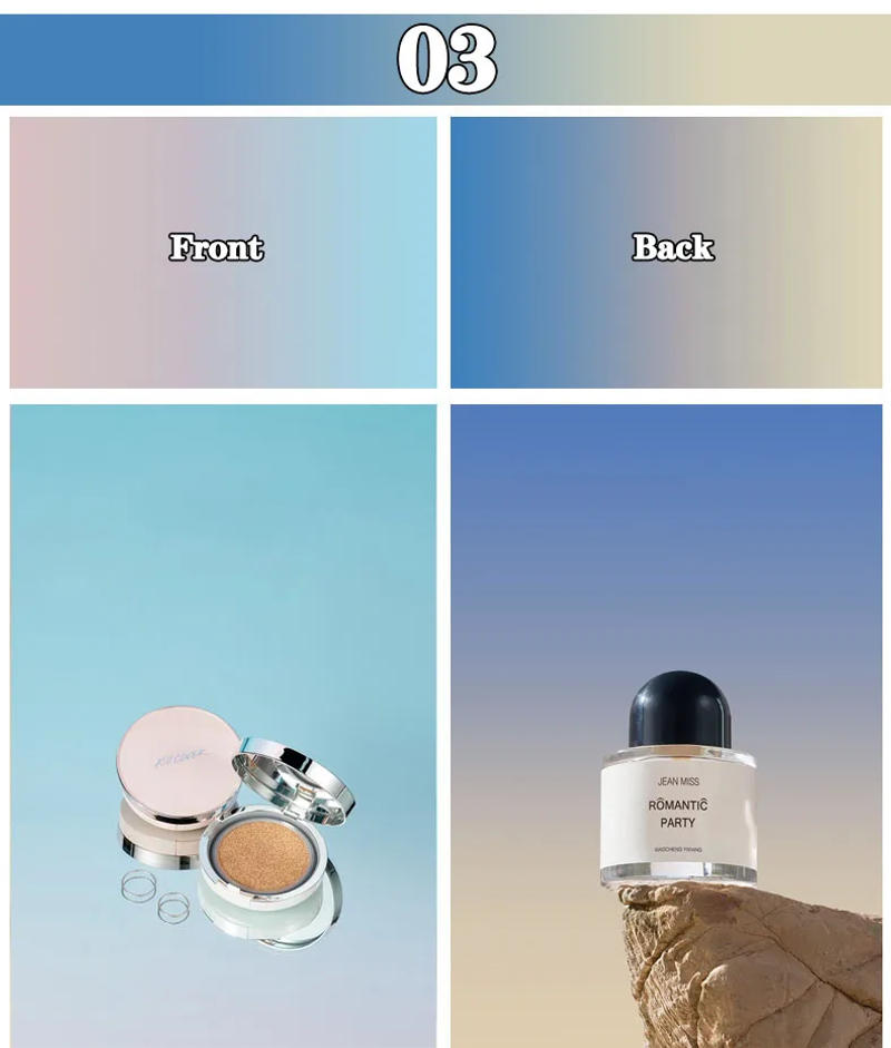 Description Picture 5 of itemGradient Color Photography Backdrops 57*87CM 2 Sided Photo Backgrounds Wallpaper Studio Waterproof Products Photographic Props