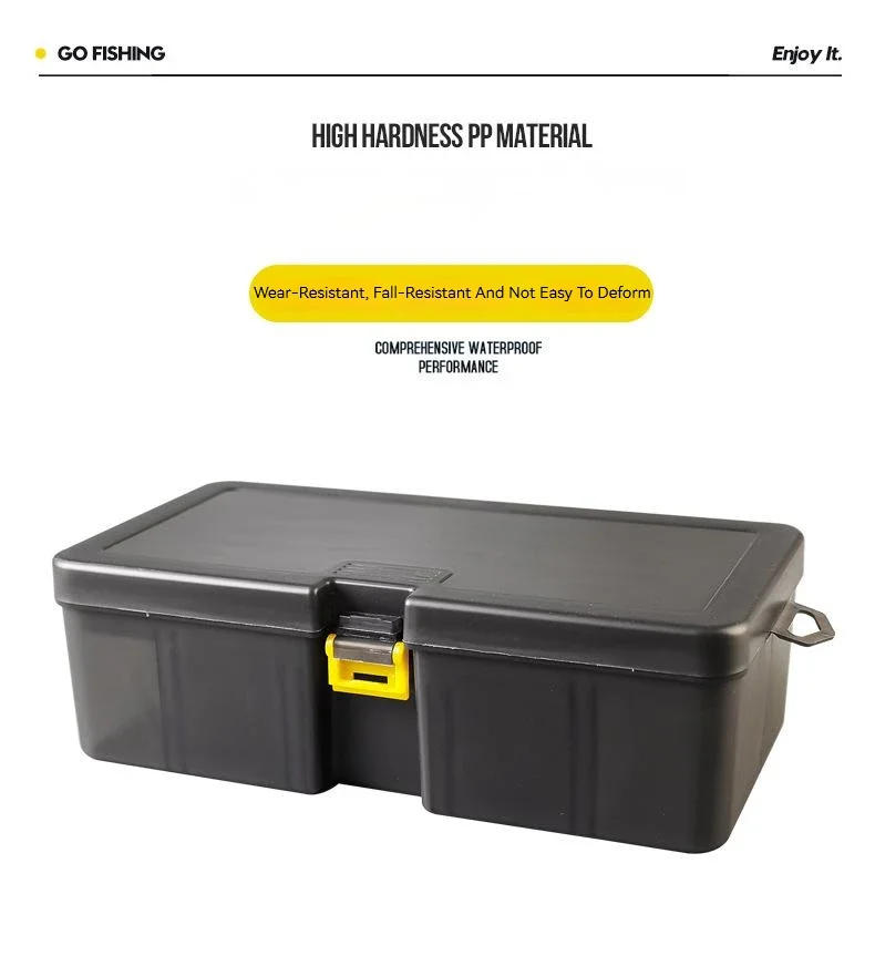 Description Picture 4 of itemFishing Tackle Box Waterproof Plastic Double Layer Lures Hook Minnow Bait Storage Case Multifunctional Fishing Tool