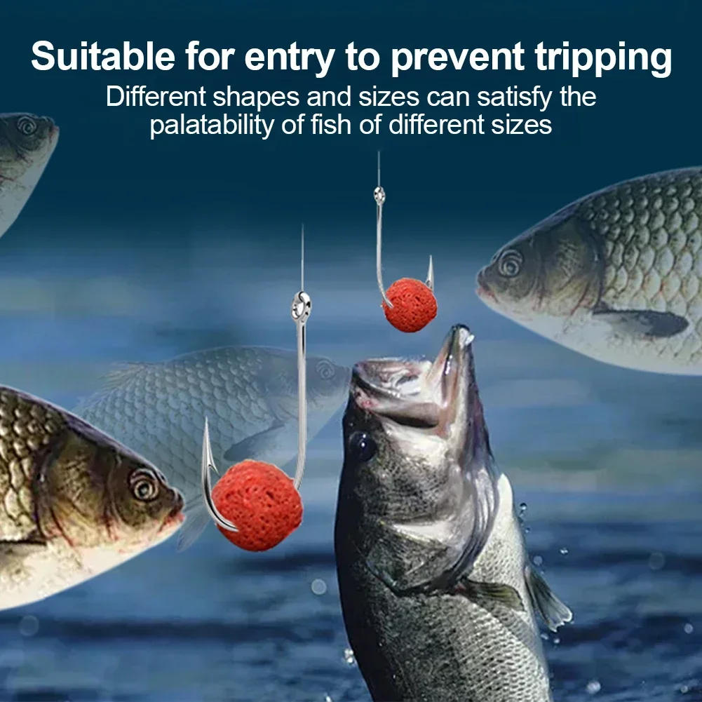 Description Picture 4 of itemFresh Fishing Lures Pellets Wet Granular Protein Fishing Bait Attractant High Protein Fishy Smell Bait wild fishing Pit Lazy man