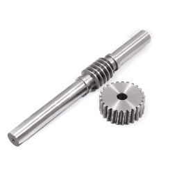 1 Set 2M/2.5M Reduction Ratio 1:15/20/25/30/35/40/45 Teeth Worm Gear With Rod Worm Gear Reducer Transmission Parts