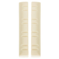 2 Pcs Pearlescent Mandolin Pillow Guitar Bone Saddle Abs Accessories Replace Nut