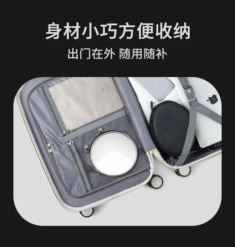 Description Picture 5 of item7" Desktop Round Double Sided Mirror Home Bathroom Essentials Vanity Mirror 5x Magnification Metal Frame Makeup Artifact