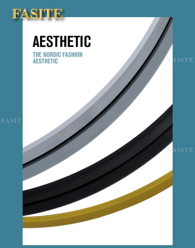 Description Picture 3 of item40/50/60/70cm Simple Make UP Mirror Round Vanity Bathroom Mirror With Shelf Wall-mounted Free Punch For Women Make Up Mirror