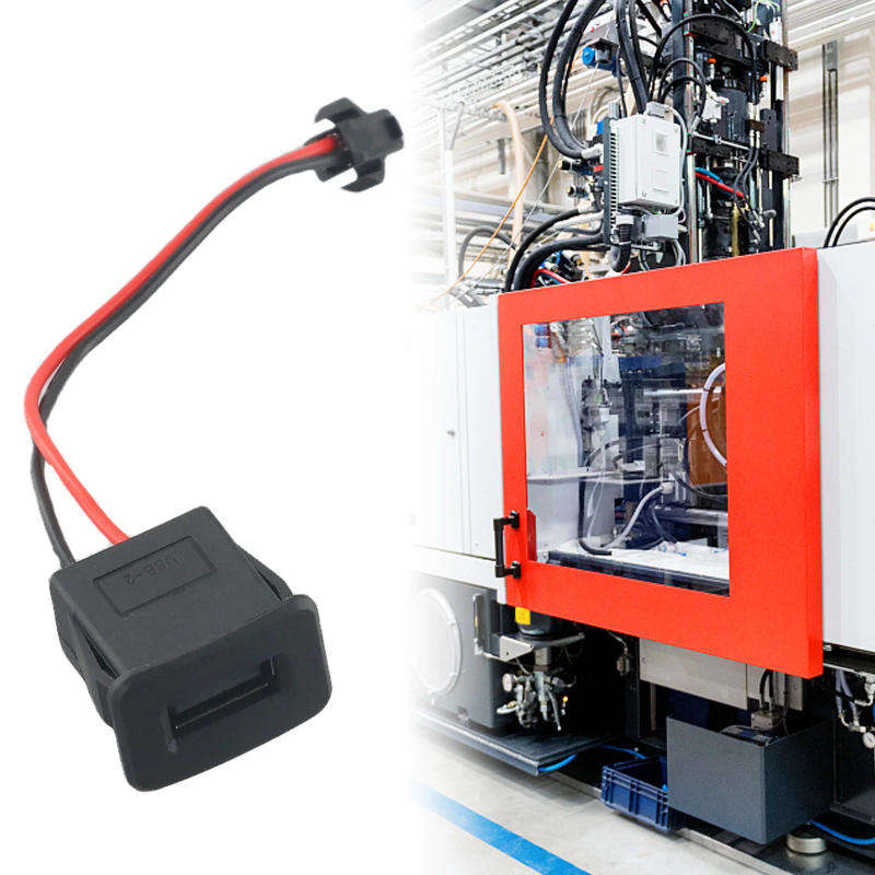 Description Picture 4 of itemUSB Power Connector Female Power USB Charging Port Connector With Cable Terminals Charger Socket Electrical Appliances Equipment