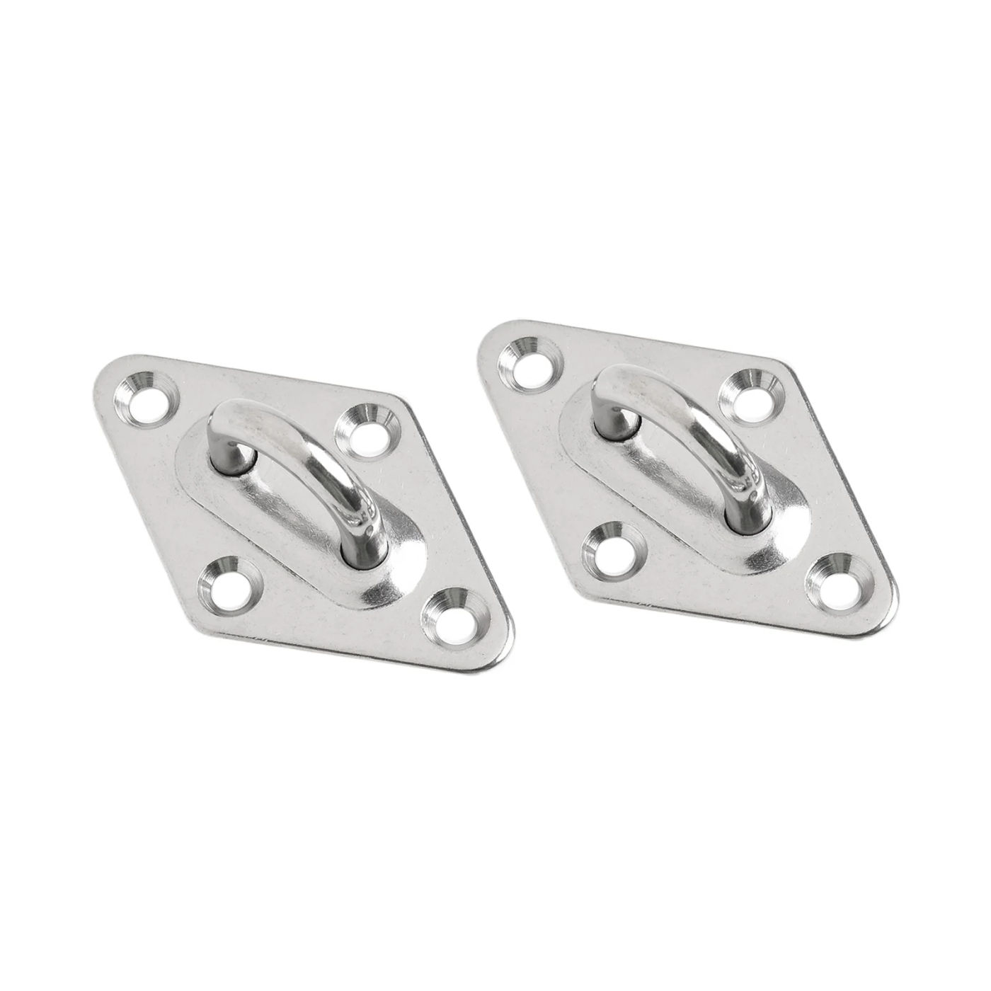 Description Picture 5 of item2PCS Hanging Hook Staple Ring Wall Hook Heavy Duty Fixed Pad Eye Plate Deck Door Buckle U-Shaped Ceiling Mount Hardware Tools