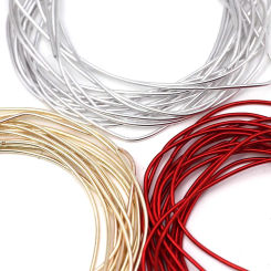 Embroidery French Bullion Wire for Clothing Jewelry Thread Copper Mat Hand Made DIY Badge Sewing Accessories 10g/bag