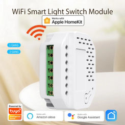 Wifi Smart 1/2 Way Light LED Dimmer Switch Module Smart Life/Tuya APP Remote Control Switchgear Module For Home Durable