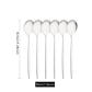 6Pcs Dessert Spoon