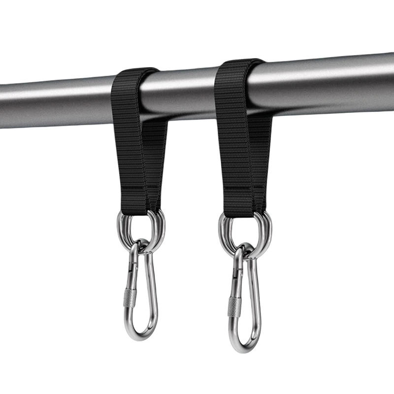 Description Picture 4 of itemTree Swing Straps 200kg Heavy Duty Hook Ring Hanging Belt Connecting Belt for Hammock Punching Bag Swing Horizontal Bar
