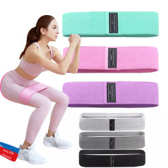Squatting Buttock Exercise Beautiful Buttock Circle Lifting Buttock Strap Trainer Elastic Fitness Strip Ring Yoga Equipment