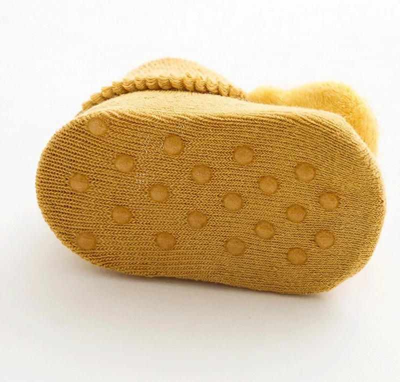 Description Picture 4 of itemCute Cartoon Baby Socks Girls Boys Rabbit Bear Anti Slip Soft Warm Winter Autumn Toddler Indoor Floor Thicken Socks For Kids