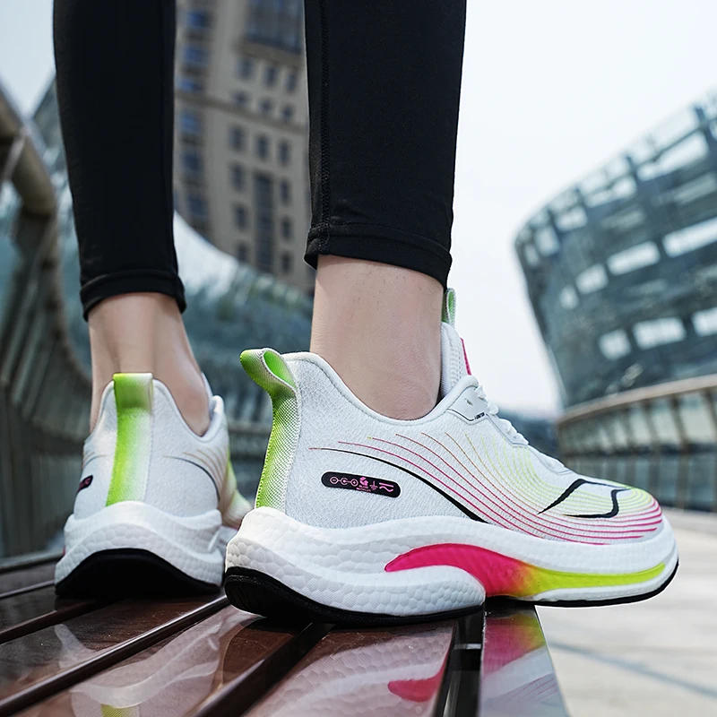 Description Picture 6 of itemSENTA Ultralight Running Shoes Men Mesh Breathalbe Athletic Jogging SportS Shoes New Cushioning Ultralight Training Sneakers Men