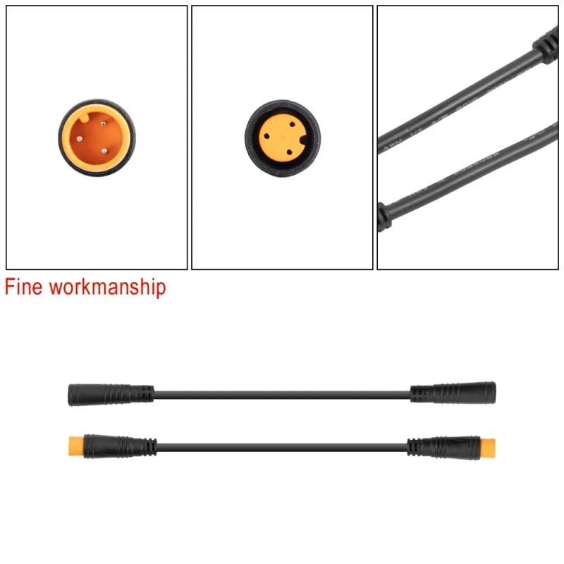 Description Picture 5 of itemUniversal Electric Bicycle 3 Pin Sensor Thumb Throttle Cables For E-Bike Female-Female Waterproof Connectors Accessories