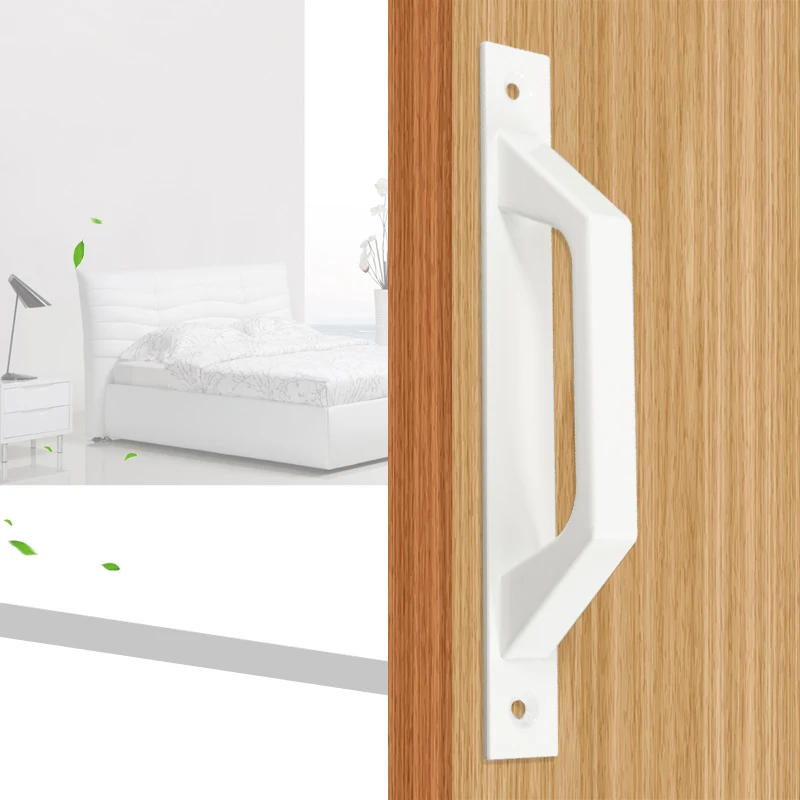 Description Picture 3 of item1PC Aluminum Alloy Sliding Door Handle Kitchen Cabinet Bedroom Drawer Door Window American Pulls Black White Long Handles