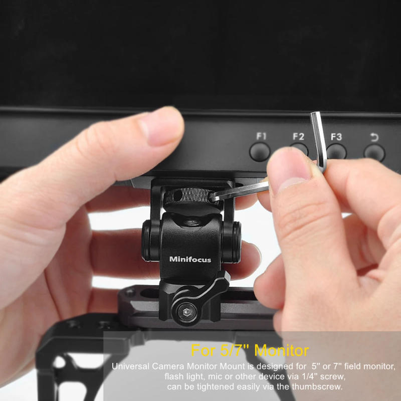 Description Picture 6 of itemUniversal Nato Clamp Quick Release Camera Field Monitor Mount Holder 360 Rotation 180° Tilt for DJI RS Phone Mic Light NATO Cage