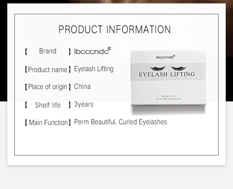 Description Picture 3 of itemIbcccndc Lash Lift Kit Lamination Of Eyelashes Lifting Eyelash Perming Kit Beauty Salon Home Use Eye Lash Curling Lift Pad Tools