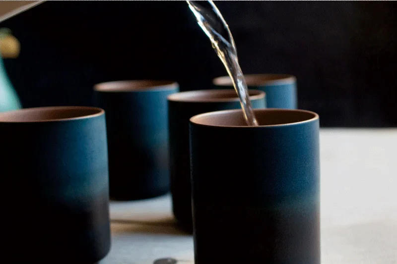 Description Picture 3 of itemRestaurant Kiln Coffee Cup Japanese Stoneware Mugs Coffee Cups Large Water Cup Japanese Simple Gradient Mug Drinkware Kitchen
