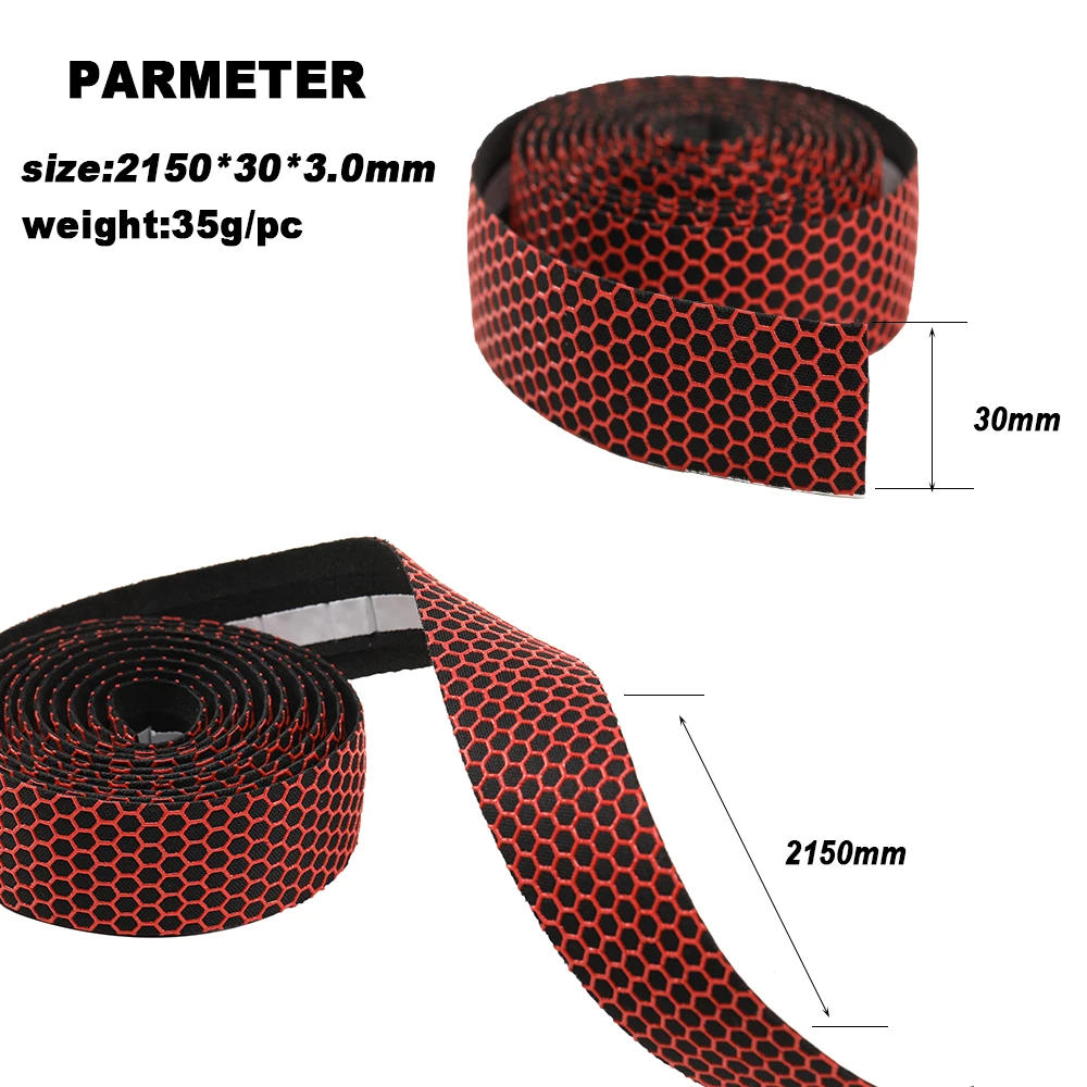 Description Picture 6 of itemBUCKLOS Road Bike Tapes Silicone Bike Handlebar Cover Soft Anti-slip Bike Handlebar Tapes Band Racing Bicycle Handle Strap