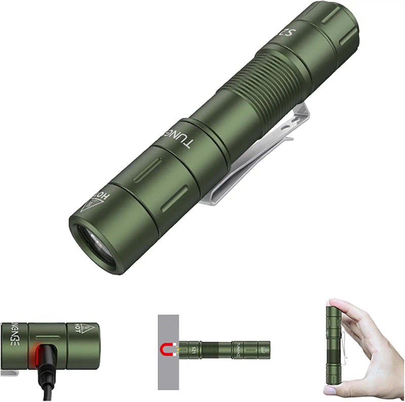 Description Picture 4 of itemBALDR EDC Flashlight Type-C Charging headLamp removable with Magnetic Multifunctional Mini Keychain Emergency LED Portable Light