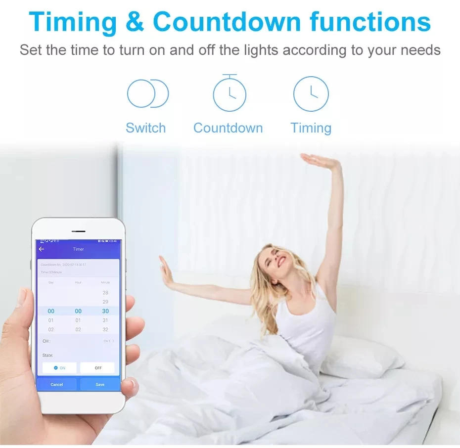 Description Picture 5 of itemMelery AU Electrical Plug Outlet Power Monitoring Wifi Smart Wall Socket Touch Sensor Wireless Remote Control,Alexa Google Home