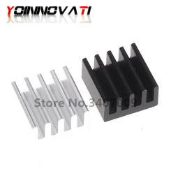 10pcs 8.8*8.8*5mm Heatsink Radiator Cooling Fin Aluminum Heat Sink for Raspberry Pi, Chip, LED, Power IC Transistor, PBC