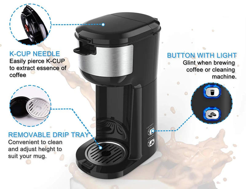 Description Picture 4 of itemElectric Coffee Grinder Machine Portable Drop Capsule Maker Removable Powder Rechargeable Mini Using For Espresso/Drip/Cold Brew