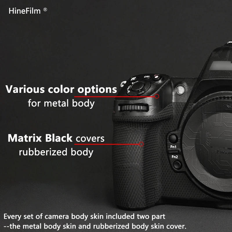 Description Picture 6 of itemHinefilm for Nikon Z8 Camera Sticker Premium Decal Skin for Nikon Z 8 Camera Skin Protector Wrap Cover Film