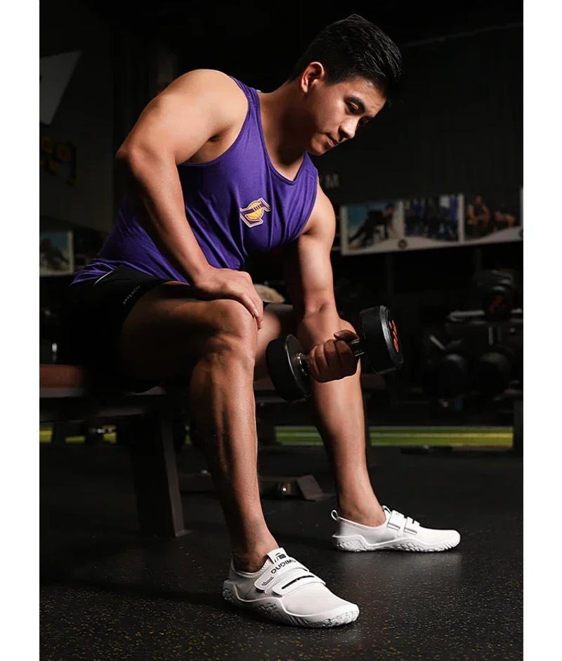 Description Picture 5 of itemDeadlift Shoes Weight Lifting Shoes for Men Women Weightlifting Squat Shoes Fitness Cross-Trainer Barefoot Gym Training Sneakers