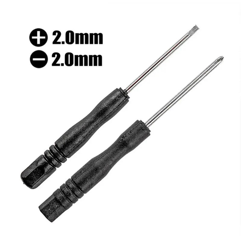 Description Picture 2 of item10Pcs Portable Small Mini Screwdriver Slotted Cross Phone Repair Tool Repair Tool 2mm 3mm Steel Disassembly Screwdriver