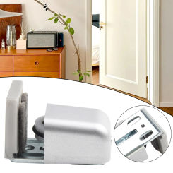 1pc Adjustable Barn Door Floor Guide Roller Wall Mount Bottom Stay Sliding Hardware Home Improvement Accessories