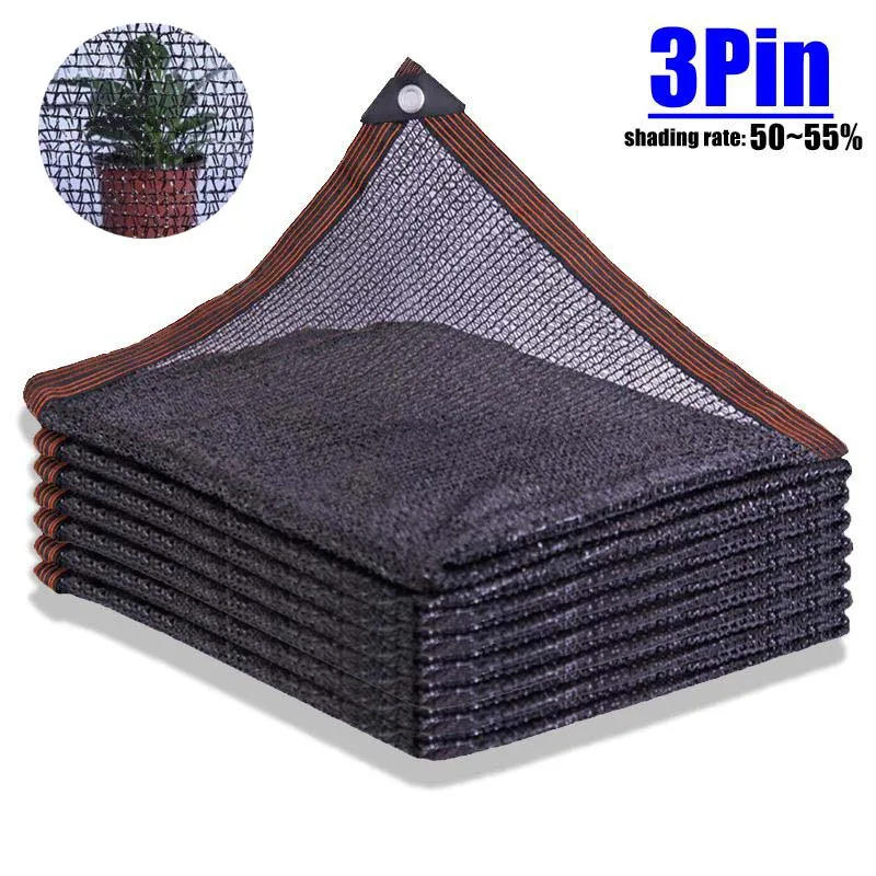Description Picture 5 of item3Pin Black Sun Shade Net Anti-UV Garden Buildings Greenhouse Plant Sun Shelter Cover Balcony Shadow Mesh Gazebo Shading Awning