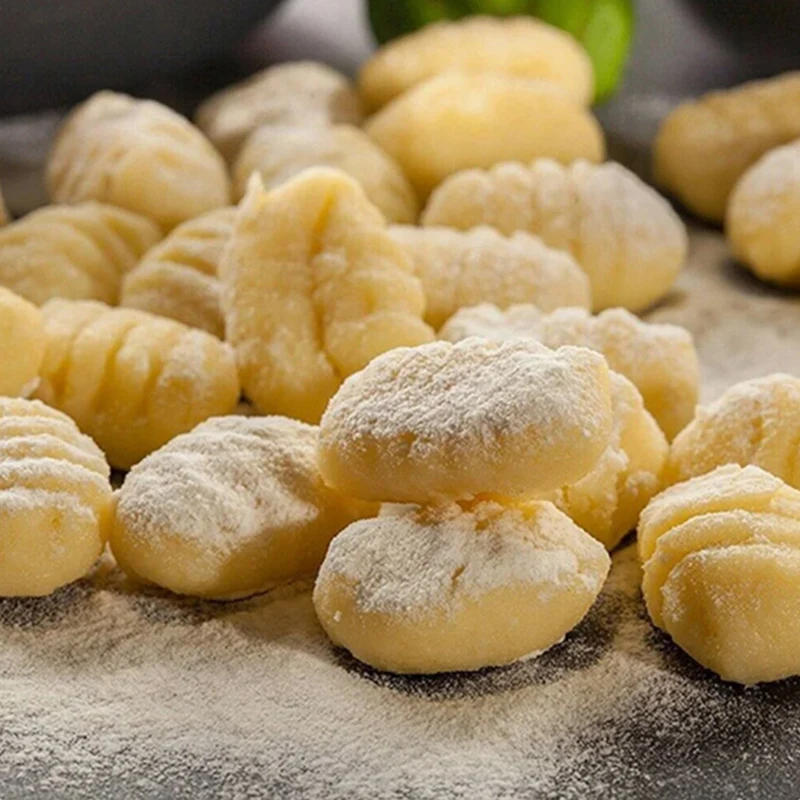 Description Picture 6 of itemWooden Noodles Board Handmade Pasta Tray Potato Dumplings Gnocchi Roller Pasta Paddle Board Maker Desserts Pastry Baking Tools