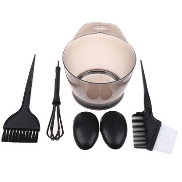 5Pcs/Set Hair Colouring Brush And Bowl Set Bleaching Dye Kit Beauty Comb