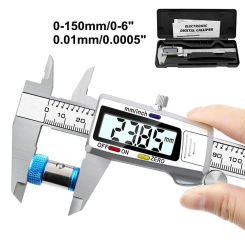 Measuring Tool Stainless Steel Digital Caliper 6 "150mm Messschieber paquimetro measuring instrument Vernier Calipers
