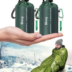 Portable Waterproof Emergency Survival Sleeping Bag Outdoor Camping Gear Thermal Sack First Aid Rescue Mylar Insulate Blanket