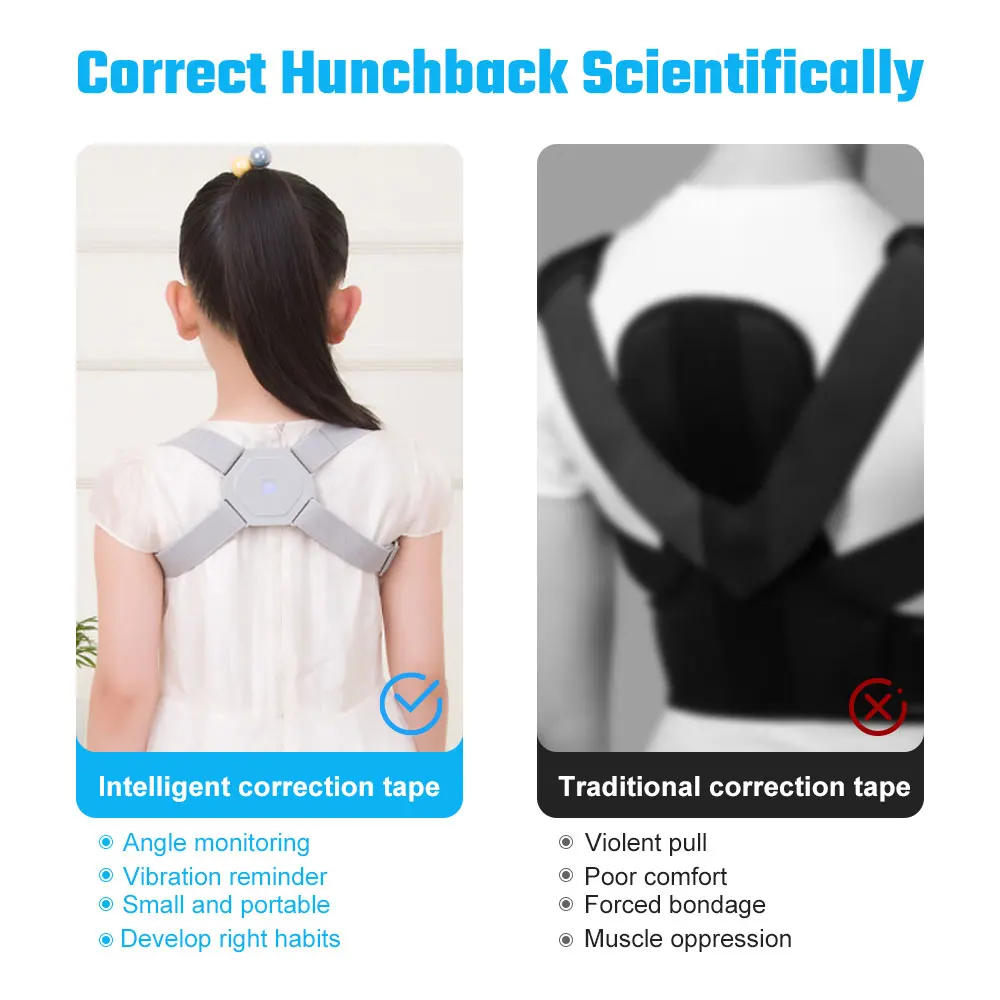 Description Picture 3 of itemBack Posture Corrector Correction Belt Sitting Posture Correction Belt Back Orthopedic Adjustable Correction Belt New