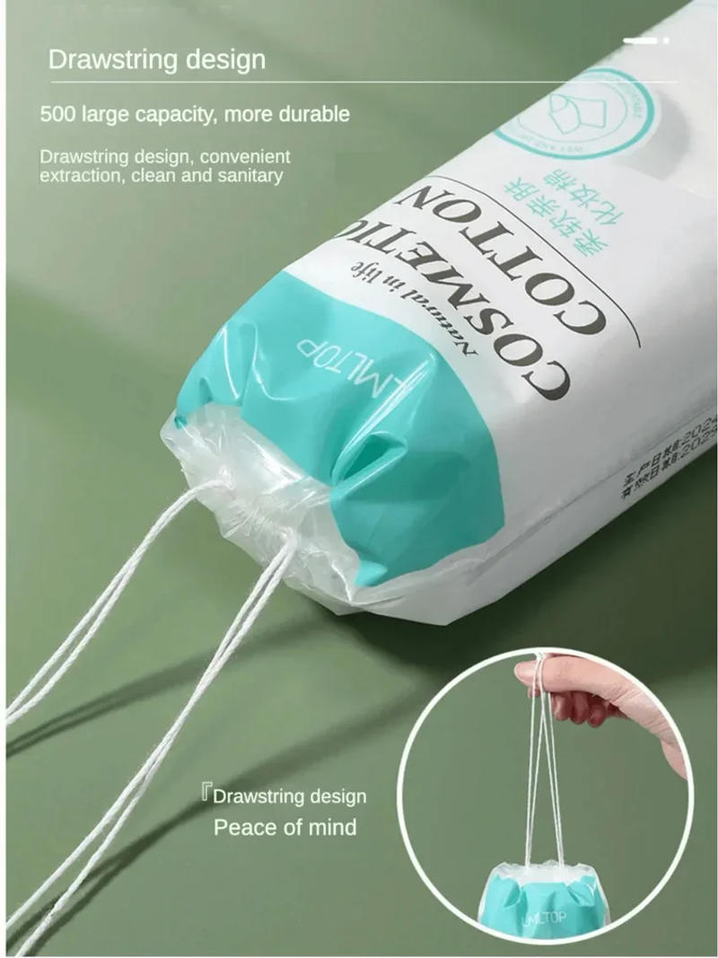 Description Picture 6 of itemDisposable makeup cotton Soft makeup remover cotton Facial wet wipes Cleaning cotton, toner Cleansing paper Makeup cotton