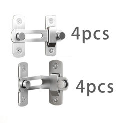 Barn Door Lock Latch Hotel Professional Versatile Garage Hardware Heavy Duty Wardrobe Door Latch Slide Bolt Lock Carbon Steel
