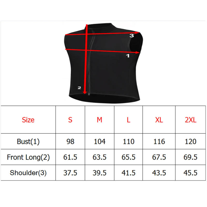 Description Picture 2 of item2024 Men Jerseys Windproof Waterproof Lightweight Cycling Sleeveless Jacket Mtb Bike Uniform Bicycle Jersey Clothing Vest