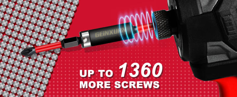 Description Picture 6 of itemGeinxurn 3Inches Impact Magnetic Screwdriver Bit Holders, S2 Alloy Steel Hex Shank Extension Socket Drill Bit Holder